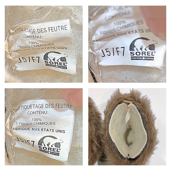 Vintage Sorel Kaufman Nylon Waterproof Snow Winter Rain Duck Boots, Sz 7 - Picture 12 of 12